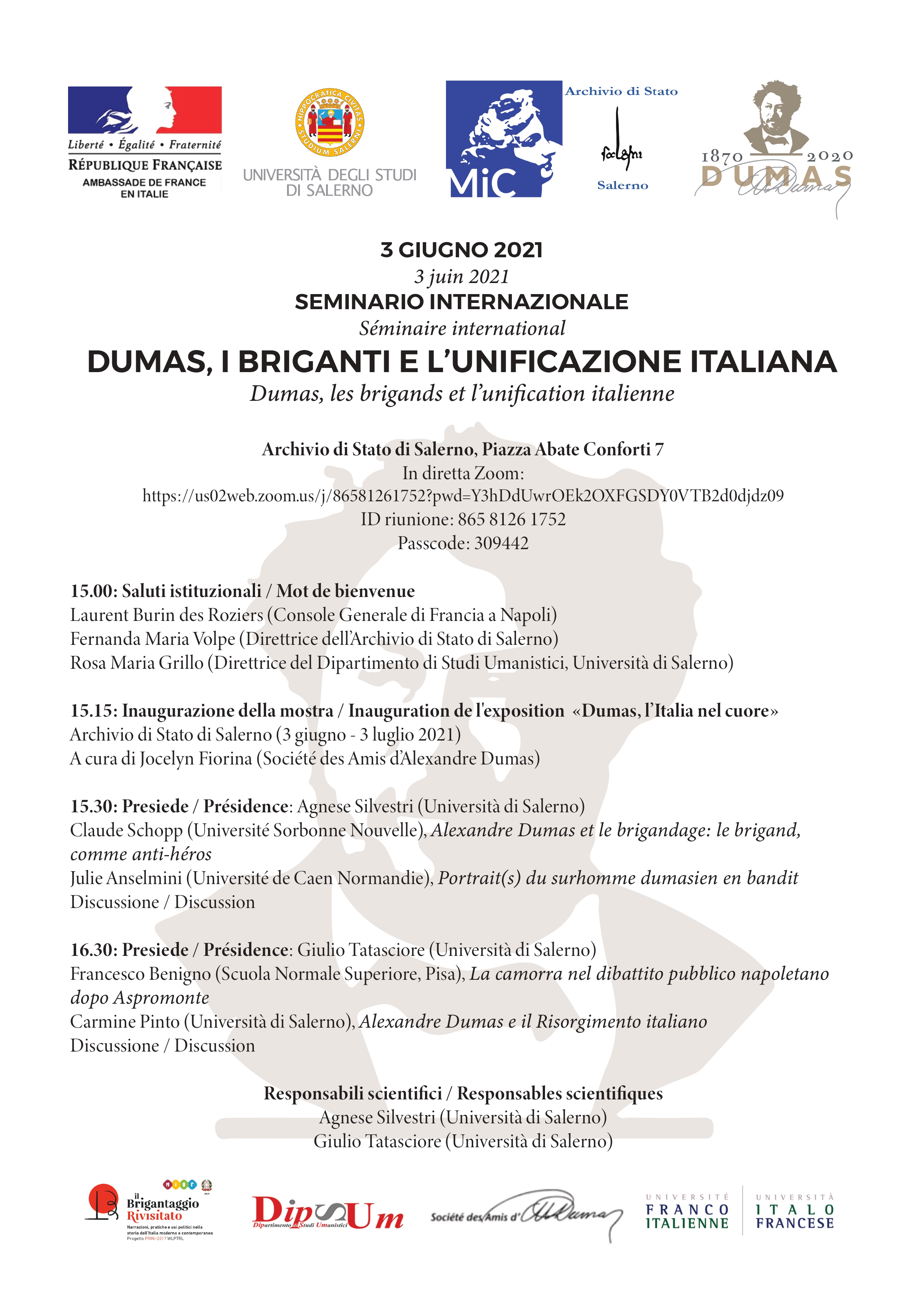 DUMAS, I BRIGANTI E L’UNIFICAZIONE ITALIANA